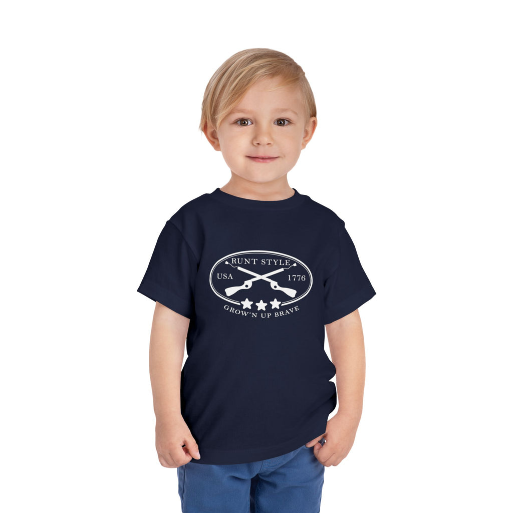 Mini Patriot “Runt Style” Kids T-Shirt – Growing Up Brave Edition