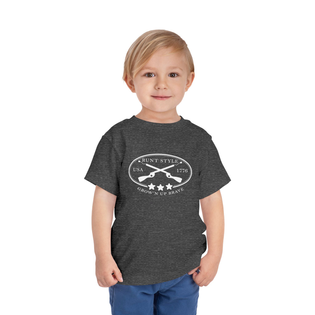 Mini Patriot “Runt Style” Kids T-Shirt – Growing Up Brave Edition