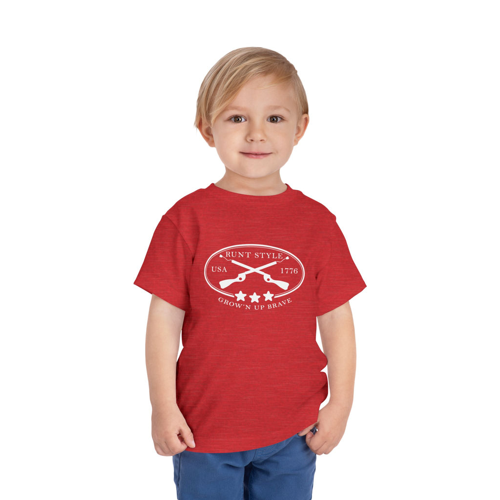Mini Patriot “Runt Style” Kids T-Shirt – Growing Up Brave Edition