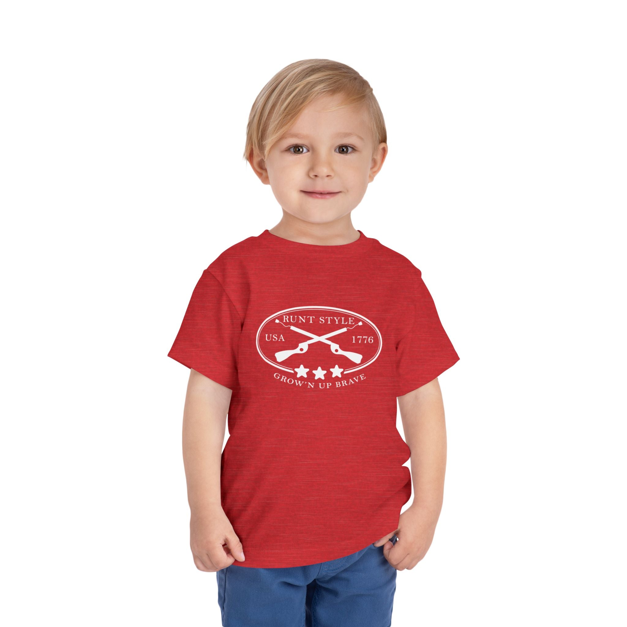 Mini Patriot “Runt Style” Kids T-Shirt – Growing Up Brave Edition