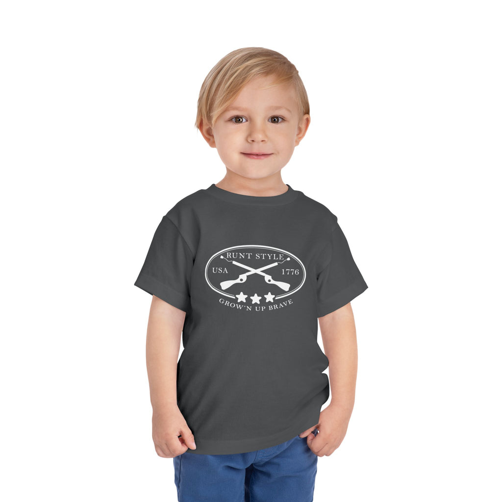 Mini Patriot “Runt Style” Kids T-Shirt – Growing Up Brave Edition