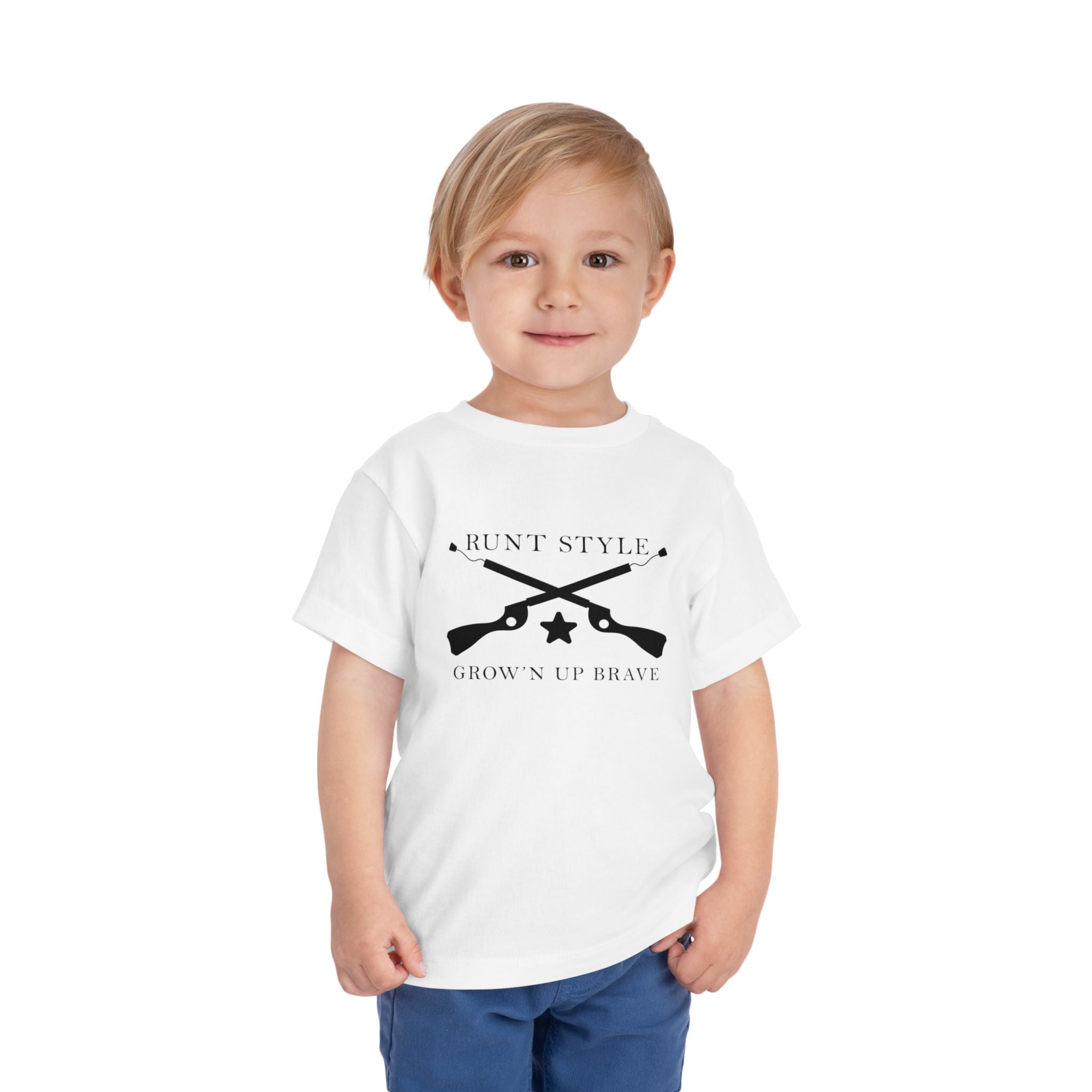 Proud Mini Patriot Shirt – Runt Style “Growing Up Brave” Edition
