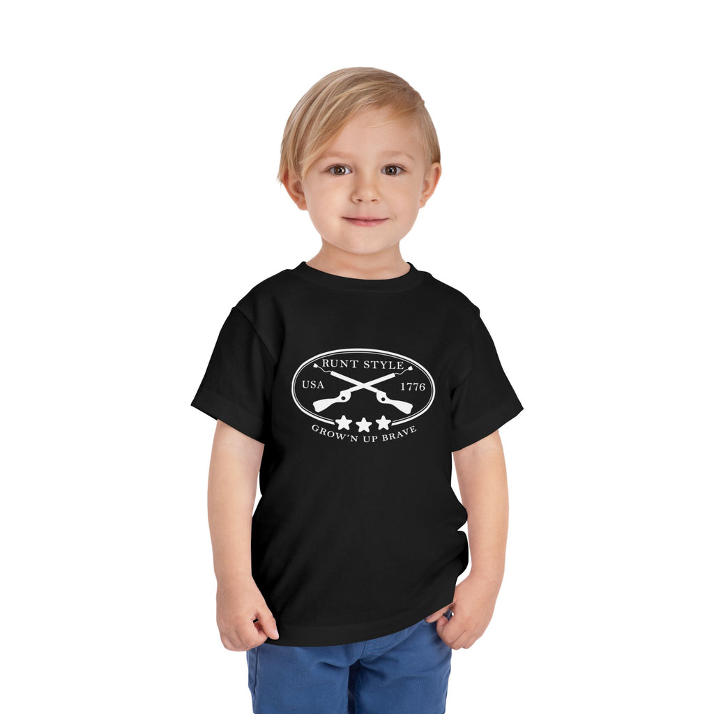Mini Patriot “Runt Style” Kids T-Shirt – Growing Up Brave Edition